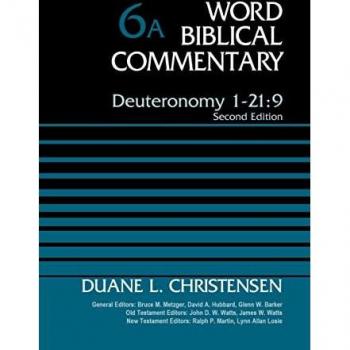 Deuteronomy 1-21:9,: Volume 6a (Word Biblical Commentary)