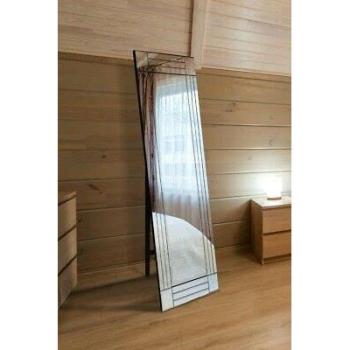 Triple‑Bevel Modern Cheval Free‑Standing Mirror – Venetian Style