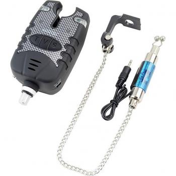 Alarma de carpa 1+1 con swinger iluminado para pesca