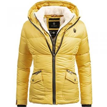 Giacca Navahoo Megan Inverno Colore Crema Giallo Nero
