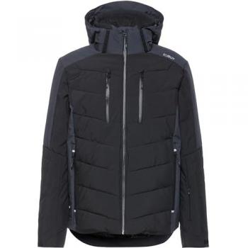 Chaqueta Twill Negra CMP con Capucha