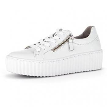Gabor Dolly White Flatform Trainers