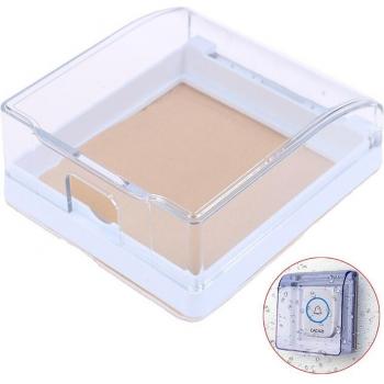Boîtier étanche en cristal pour sonnette sans fil LED, 1 pièce