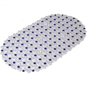 Tapis de douche antidérapant 68x38cm | Bulles transparentes