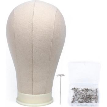 Alileader Beige Display Manikin Head 23 Inch