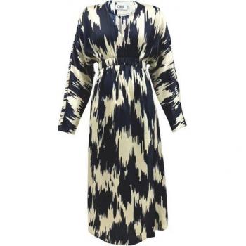 Gini London Elastisches Taillen-Midikleid