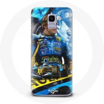 Formel 1 Hülle für Samsung Galaxy J6 2018 Alonso