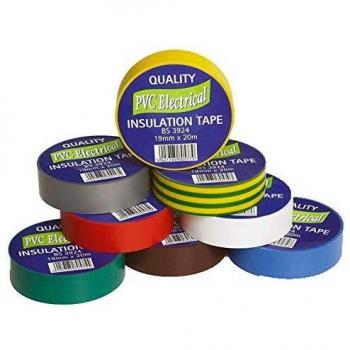 Multi-Color Insulation Tape 19mm 10 Rolls