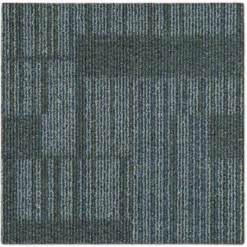 Moquette Linz antistatique, absorbante son, autoposante 50x50 cm beige‑gris