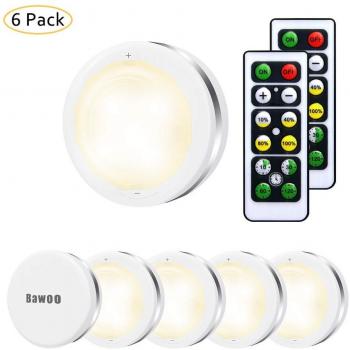 Bawoo Dimmable Battery Powered Under Cabinet Lights