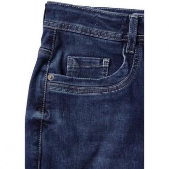 Cecil Dunkelblaue Jeans im Slim-fit