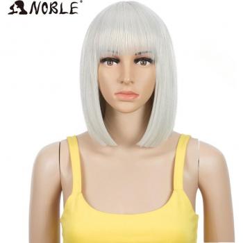 Noble Cosplay 12 Synthetic Bob Wig with Bangs