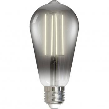 Smart Filament LED Bulb E27 ST64 Smoke Grey 4.9W Tuya WLAN
