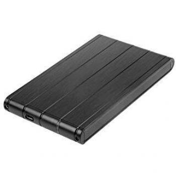 Caja externa Natec Rhino Plus para disco duro 2.5 USB 3.0 SATA, color negro