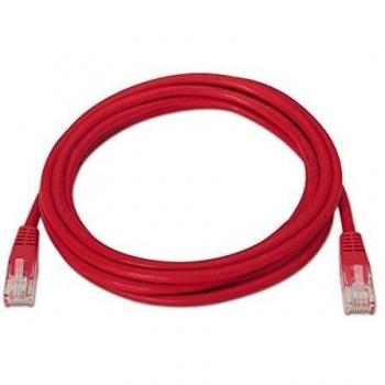 Latiguillo de Red Cruzado RJ45 Cat.5e 2m Rojo
