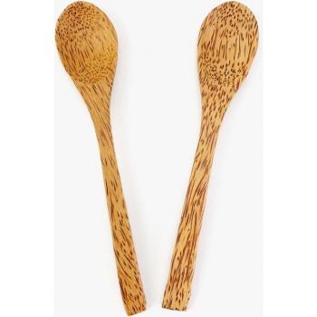 Conjunto de dos cucharas de coco natural