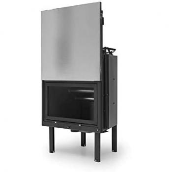 Estufa de leña moderna S 30.1 kW con hidroestufa
