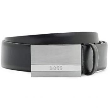 Ceinture homme BOSS en cuir noir