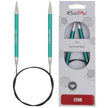 Zing 60cm x 8mm Circular Knitting Pins