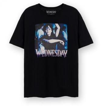 Adult Black Short Sleeve Women's T-Shirt – 2XL (Wednesday)