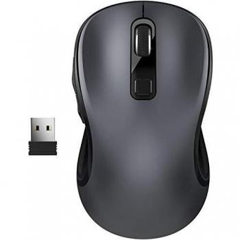 TedGem Laptop‑Maus mit Nano‑USB‑Receiver – Grau