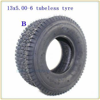 13x5.00-6 Inch Tubeless Tires for ATVs, Quad Bikes, Go-Karts, Mini Buggies, and Snow Plows