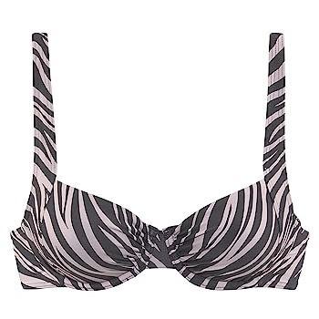 Maillot de bain femme haut corbeille noir, imprimé, taille 42, bonnet E