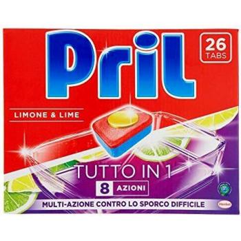 Detersivo lavastoviglie Pril tutto in 1 x 26 tabs