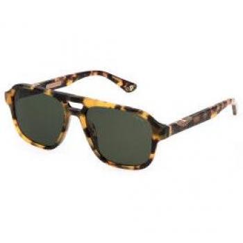 Occhiali da sole Police Spll83 Shiny Vintage Havana Verde CAT3