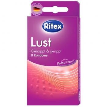 Ritex LUST 8er Pack – Genoppt, gerippt – German Quality