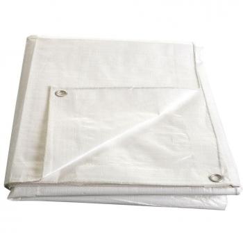 Kašírovaná plachta 6x10m, bílá, 140g/m2