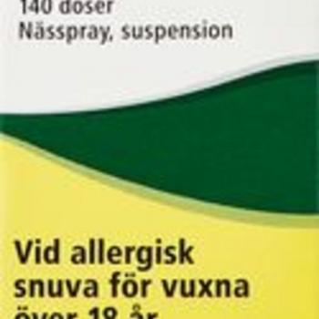Orimox nässpray, 50 mikrogram/dos, 140 doser
