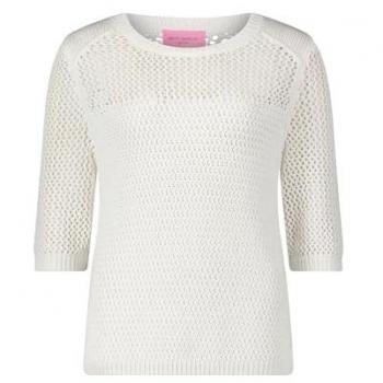 Betty Barclay Damen Kurzarmshirt, Strickdetails