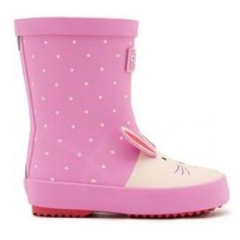 Botines de Agua Rosa con Diseño de Conejo