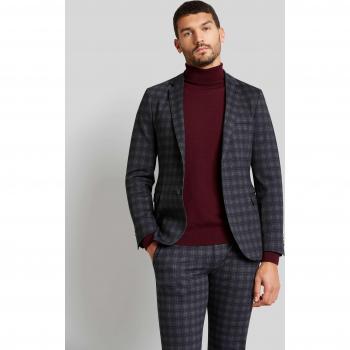 BUGATTI Herren Sakko Gr. 52 mit High-Stretch in Dunkelgrau
