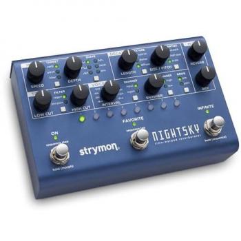 2020 Strymon Strymon NightSky Time-Warped Reverb Pedal Blue