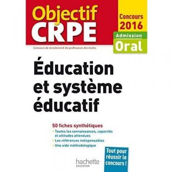 CRPE en fiches : Éducation et système éducatif