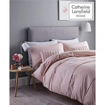 Double Duvet Set Catherine Lansfield Pom Pom Blush