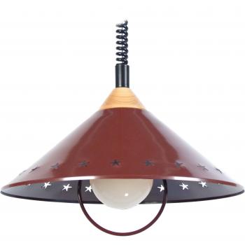 Suspension TOSEL M&B – Élégance Conique Marron
