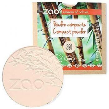 ZAO REFILL Compact Powder 301 elfenbein hell Kompaktpuder-Nachfüller (Naturkosmetik)