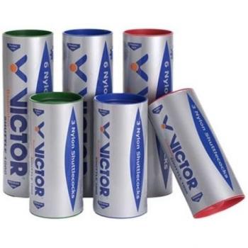 Volantes de Bádminton Victor 1000, Nailon, Amarillo, 3 Piezas