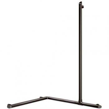 Barre d'angle 2 murs avec remontée verticale coulissante 511949C anthracite métallisé