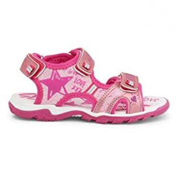 Sandalias Shone Niña 6015-025 Gris con Cierre Velcro
