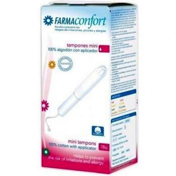 Pharmaconfort Mini Tampons en Coton 100% Biologique, 18 pièces