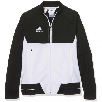 Adidas Boys Tiro 17 Polyester Joggingjacke Schwarz/White 116 cm