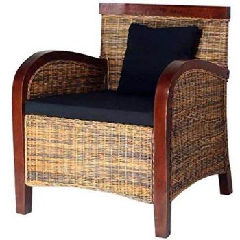 VidaXL Woven Rattan Accent Chair