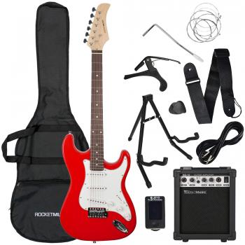 3rd Avenue XF Full Size 4/4 Electric Guitar Ultimate Kit with 10W Amp, Cable,