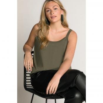 Top Donna Verde Modal Soft Ulla Popken 56/58