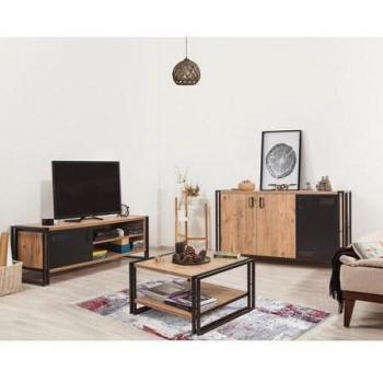Muebles de Salón Cosmo -tkm.14 de Pino Atlántico Negro