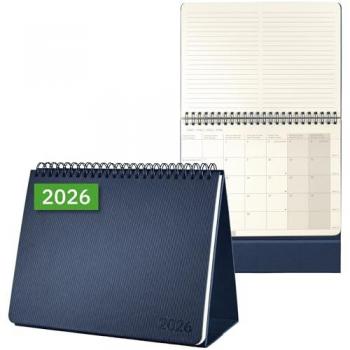 Hardcover A5 Landscape Sigel 2026 Conceptum Desktop Planner in Midnight Blue